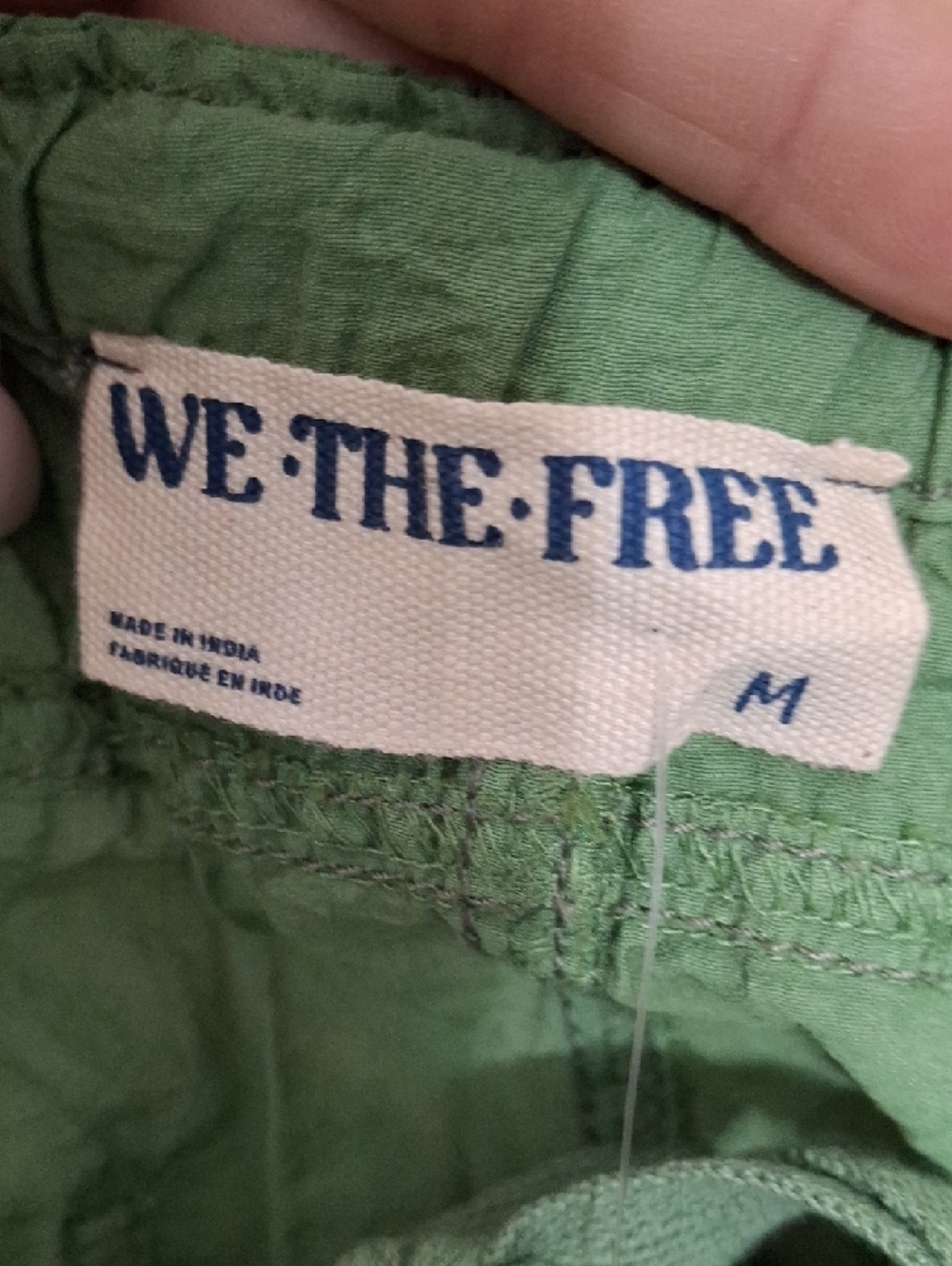 Free People Aspen Green Elastic Waist Shorts - Picture 4 of 13